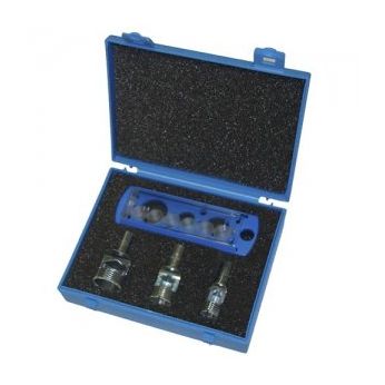 Makita - sada vrtáků s diamantovým zrnem na obklady a dlažby 15,20,25mm, přípravek na chlazení vodou, 4ks P-66983