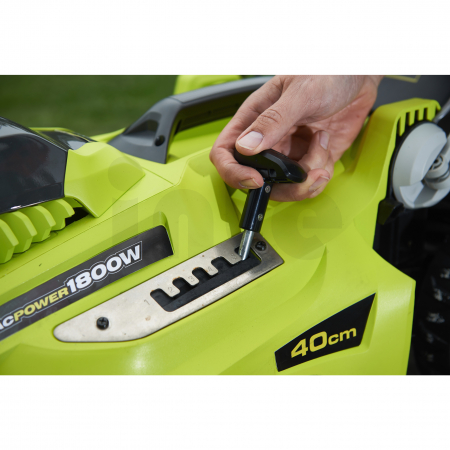 RYOBI RLM18E40H 1800W Elektrická sekačka na trávu, šířka záběru 40cm 5133002347