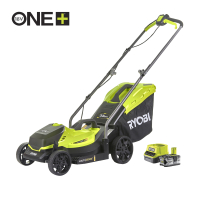 RYOBI RLM1833B 18V Akumulátorová sekačka na trávu, šířka záběru 33cm (1x4.0Ah) 5133004306