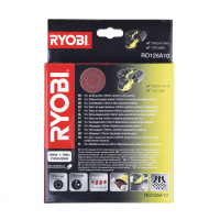 RYOBI RO125 10ks sada 125mm brusných papírů pro excentrickou brusku 5132002608