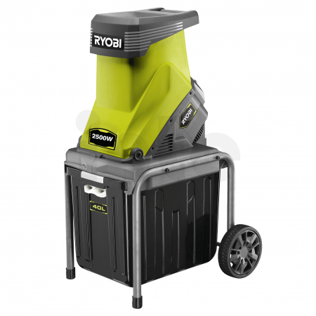 RYOBI RSH2545B 2500W Elektrický rázový drtič/mulčovač, řezná kapacita 45mm 5133002512