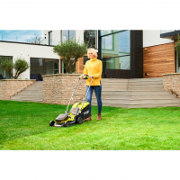 RYOBI RY18LMH37A 18V Akumulátorová hybridní sekačka na trávu, šířka záběru 37cm (2x5.0Ah) 5133004583