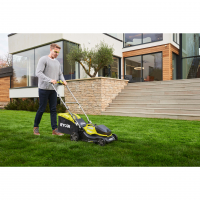 RYOBI RY18LMX37A 18V Bezuhlíková akumulátorová sekačka na trávu, šířka záběru 37cm 5133004597