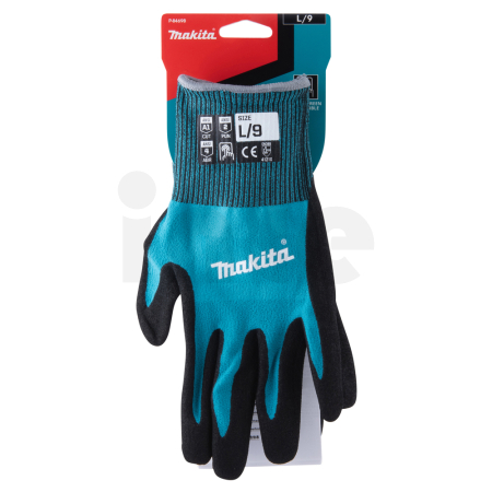 Makita - rukavice pracovní pletené basic, nitril, velikost L/9 P-84698
