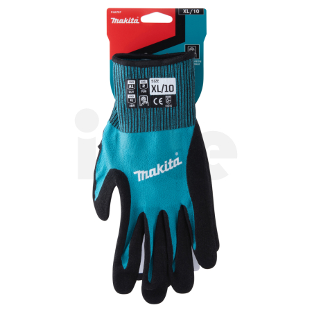 Makita - rukavice pracovní pletené basic, nitril, velikost XL/10 P-84707