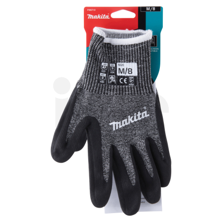 Makita - rukavice pracovní proti prořezu, nitril, velikost M/8 P-84713