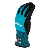 Makita - rukavice pracovní pletené basic, nitril, velikost M/8 P-84682
