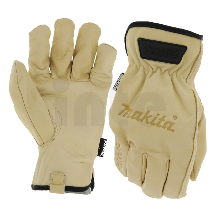 Makita - rukavice pracovní kožené, velikost XL/10 P-84648