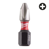 MILWAUKEE Šroubovací bity ShW PH2 25mm - 25ks, 4932430853