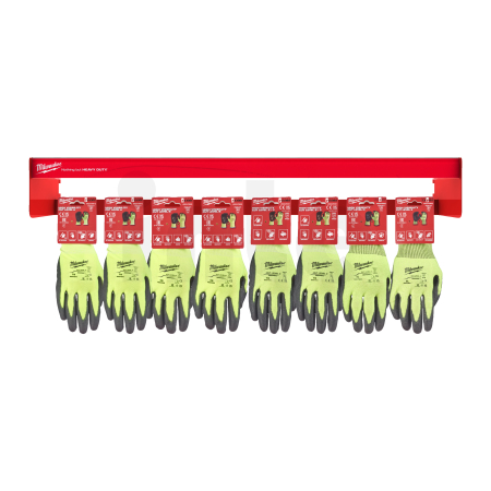 MILWAUKEE Hi-Vis Cut Gloves - 1m row 4932492118