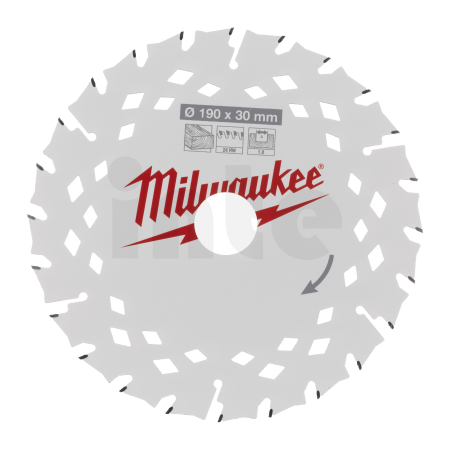 MILWAUKEE CSB P W 190 x 30 x 1.8 x 24ATB - 1 ks 4932498976