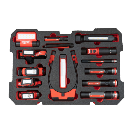 MILWAUKEE Empty Lighting Packout Foam Insert 4932499006