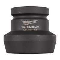 MILWAUKEE Železniční průmyslová hlavice 1" - 11/16" -1 ks 4932499146