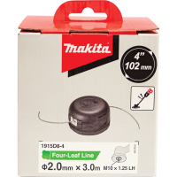 Makita - strunová hlava poloatomatická 2,0mm, návin 3m, závit M10x1,25LH 1915D8-4