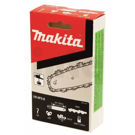Makita - řetěz pilový Basic 25cm 1.3mm 3/8" .050" 40čl 1914F5-8