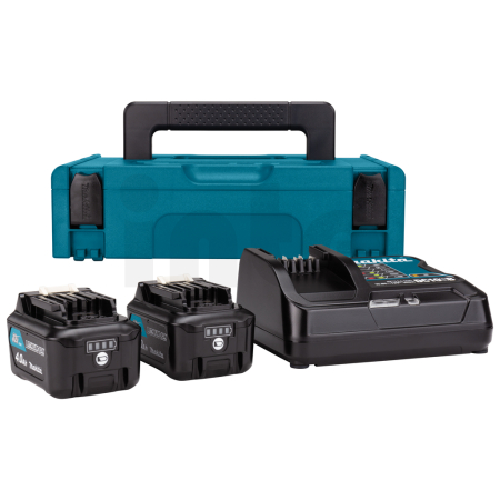 Makita sada Li-ion CXT 12V 2ksBL1041B+1ksRychlojnabíječkaDC10SB+1ksMakpac 197641-2