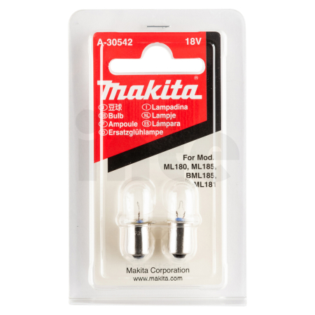 Makita - sada žárovek (2ks) = oldA-90261 A-30542