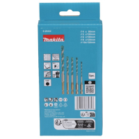 Makita - sada vrtáků TCT se stopkou 1/4" multimateriál 12 sad E-25432 v displeji STOP E-25373