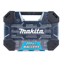 Makita - sada vrtáků a příslušenství 200 ks v plastovém kufru=oldD-37194 E-22610
