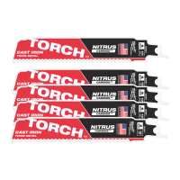 MILWAUKEE Pilový plátek TORCH™ NITRUS 150 x 10T - 5 ks 48476551