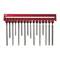 MILWAUKEE EU 1 m SDS-Plus MS2 2 cut drill bits long 4932430495