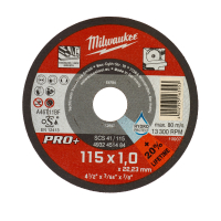 MILWAUKEE Řezný kotouč na nerez SCS41/115x1,0mm PRO+ - 200ks 4932451485
