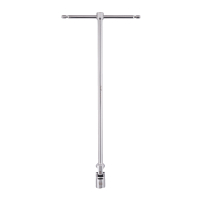 MILWAUKEE Výkyvná nástrčná hlavice s dlouhou T-rukojetí Hex 18 mm 4932492687