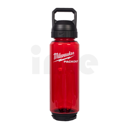 MILWAUKEE Packout láhev 1 005 ml s víčkem – červená 4932498637