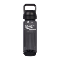 MILWAUKEE Packout láhev 740 ml s víčkem – černá 4932498639