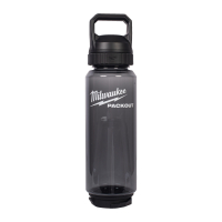 MILWAUKEE Packout láhev 1005 ml s víčkem – černá 4932498640