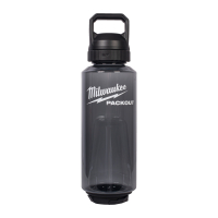 MILWAUKEE Packout láhev 1420 ml s víčkem – černá 4932498641