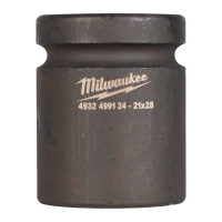 MILWAUKEE Železniční průmyslová hlavice 1" 21 x 28 mm -1 ks 4932499124