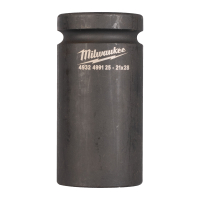 MILWAUKEE Železniční průmyslová prodloužená hlavice 1" 21 x28 mm -1 ks 4932499125