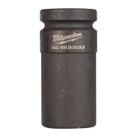 MILWAUKEE Železniční průmyslová prodloužená hlavice 1" 21 x 24,5 mm -1 ks 4932499129