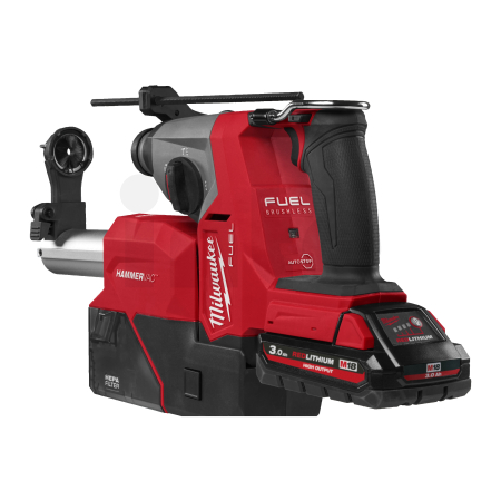 MILWAUKEE M18 FUEL™ vysoce výkonné 4režimové kladivo SDS-Plus 16 mm se speciálním odsáváním prachu 4933498586