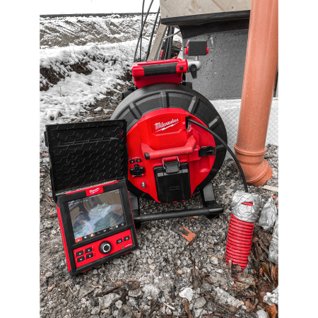 MILWAUKEE M18™ kamera na kontrolu kanalizace s navijákem 36 m, hlava kamery 25 mm HDR 4933493953