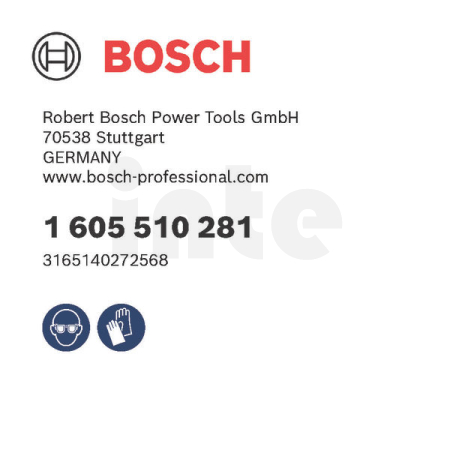 BOSCH Odsávací kryty pro broušení 1605510281