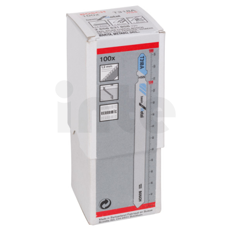 BOSCH Pilový plátek do kmitací pily T 318 A, 100 ks 2608631808