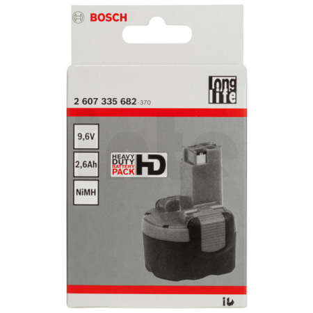 BOSCH Akumulátor O 9,6 V 2607335682