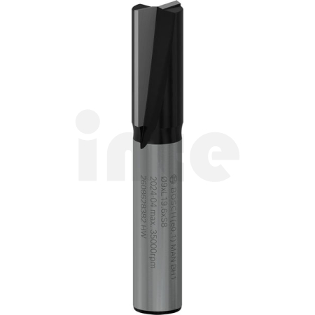 BOSCH Drážkovací fréza PRO, dva břity, Ø 9 × D 19,6, stopka 8 mm 2608628382
