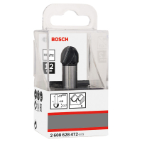 BOSCH Žlábkovací fréza PRO, R 8, stopka 12 mm 2608628472