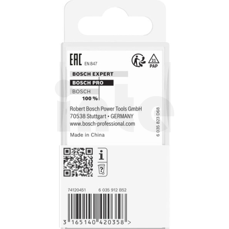 BOSCH Žlábkovací fréza PRO, R 8, stopka 12 mm 2608628472