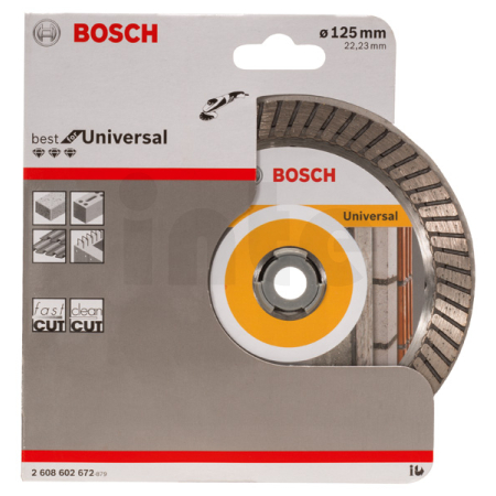 BOSCH Diamantový dělicí kotouč Best for Universal Turbo 2608602672