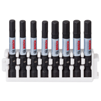 BOSCH Souprava nástavců Impact Control Power Bit, 8 kusů, 4×H5; 4×H6 2608522332
