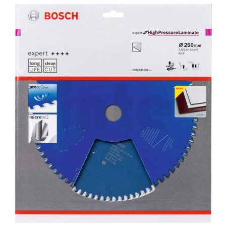 BOSCH Pilový kotouč Expert for High Pressure Laminate 250 × 30-80 2608644358