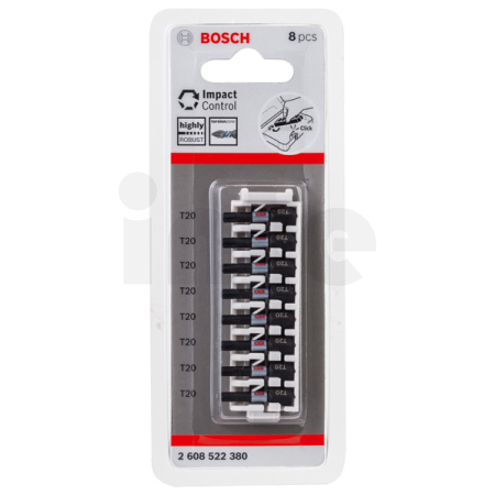 BOSCH Bit PRO Torx Impact, T20, 25 mm, 8 ks 2608522380