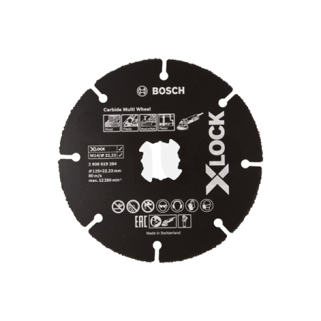 BOSCH X-LOCK CMW 10 ks ×125 mm  2608619369