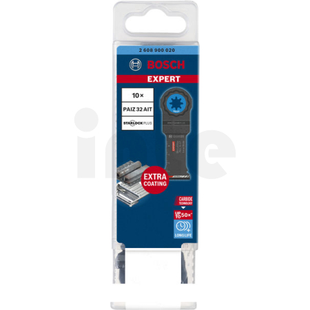 BOSCH Pilový list pro víceúčelové nástroje EXPERT MetalMax PAIZ 32 AIT 50 × 32 mm, 10 ks 2608900020