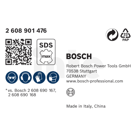 BOSCH Odsávací adaptér EXPERT SDS Clean max pro špičatý sekáč 400 mm 2608901476