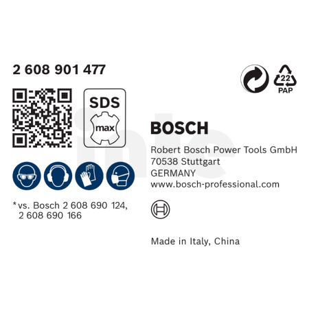 BOSCH Odsávací adaptér EXPERT SDS Clean max pro plochý sekáč 25×400 mm 2608901477